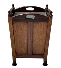 Jac. van den Bosch Art Deco Amsterdamse School Litter Basket for 't Binnenhuis